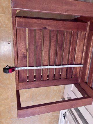 Silla de madera para exterior