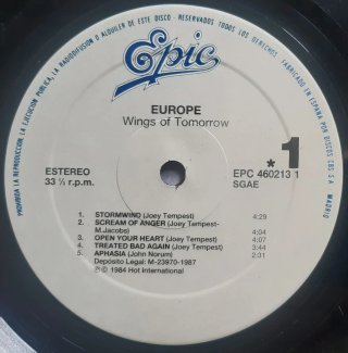Vinilo Lp Europe