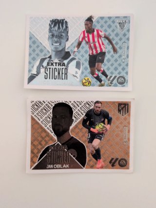 Lote 2 Extra Stickers Panini LaLiga