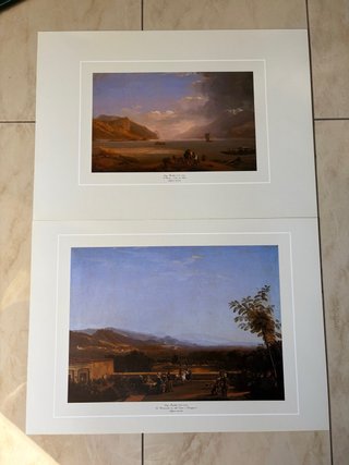 Coppia di stampe vintage