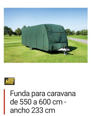 Funda caravana HTD, 4 capas, 600 x 233 cm
