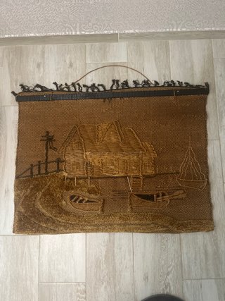 Tappeti murali artigianali (2 pezzi) in stile rustico