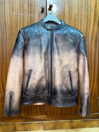 Chaqueta de Piel para Moto