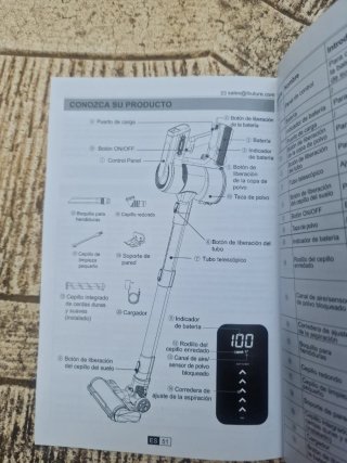 Aspiradora sin cables Buture