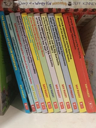 Colección de 10 libros Captain Underpants INGLES