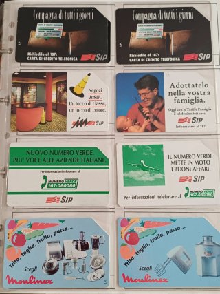 Lotto schede telefoniche SIP e Telecom