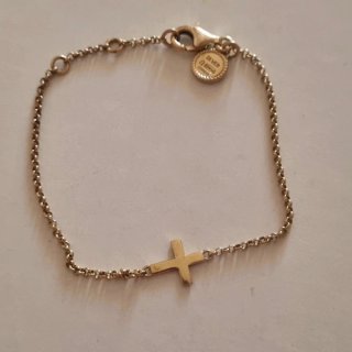 Pulsera Aristocrazy Cruz Dorada