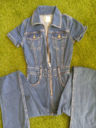 Mono Tejano Bershka Azul Talla S
