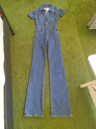 Mono Tejano Bershka Azul Talla S