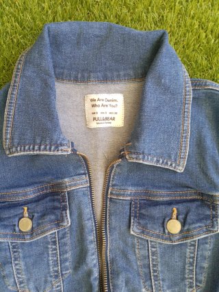 Mono Tejano Bershka Azul Talla S