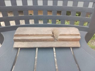 Cepillo carpintero madera antiguo