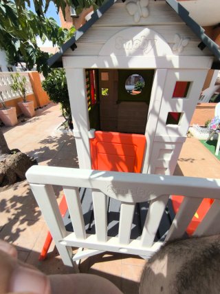 Casita infantil Smoby con tobogán
