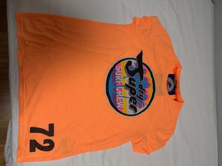 Camiseta Superdry Surf Crew Talla S Naranja