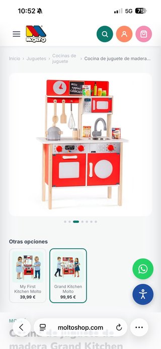 Cocina de Juguete de Madera Grand Kitchen