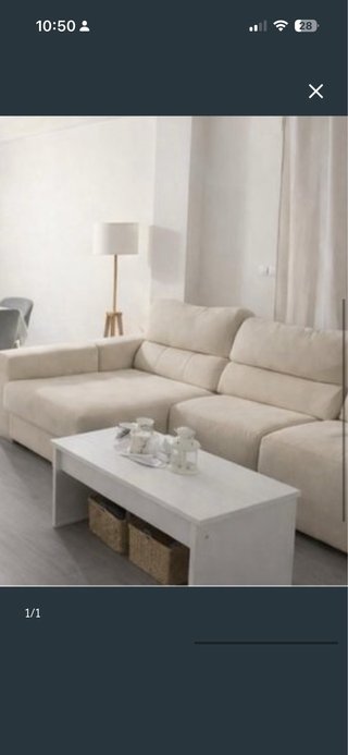 Sofá Eléctrico Beige