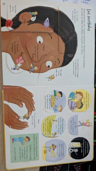 Libro  animado del cuerpo humano para niños