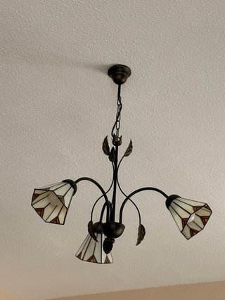 2 Lámpara de techo estilo Tiffany