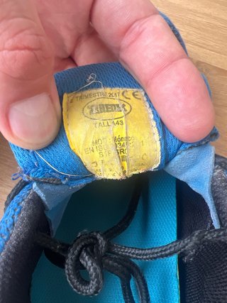Zapatos de seguridad punta de hierro