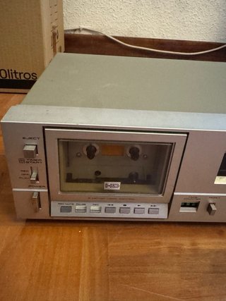 Pletina Cassette Vintage Akai CS-M02 Stereo Silver