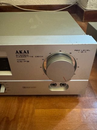 Pletina Cassette Vintage Akai CS-M02 Stereo Silver
