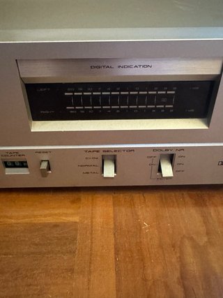Pletina Cassette Vintage Akai CS-M02 Stereo Silver