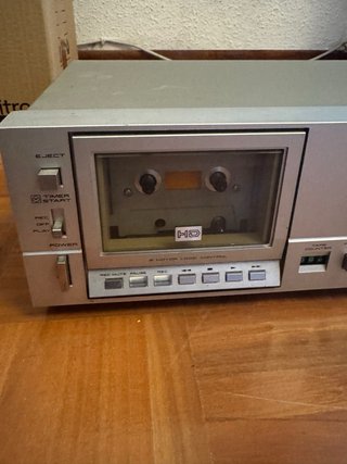 Pletina Cassette Vintage Akai CS-M02 Stereo Silver