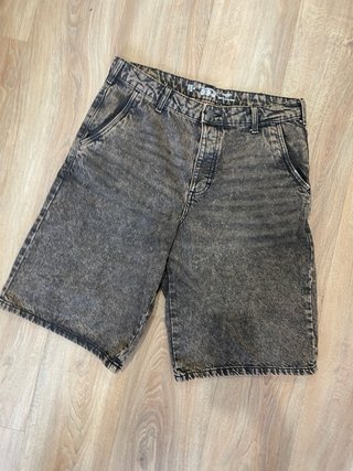 Pantalón Baggy Oversized Gris Talla L