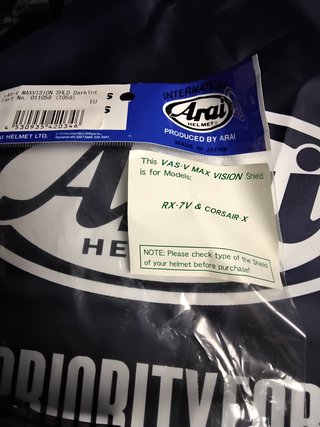 Visera Arai VAS-V Max Oscura