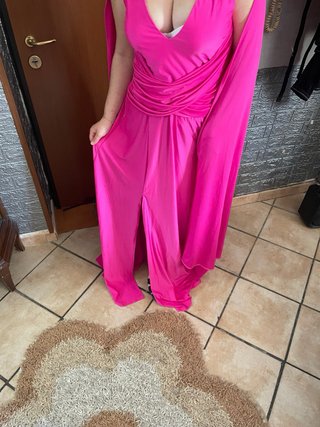 Abito lungo rosa