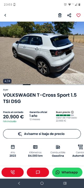 Volkswagen T-Cross 2023