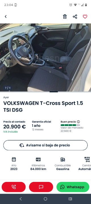 Volkswagen T-Cross 2023