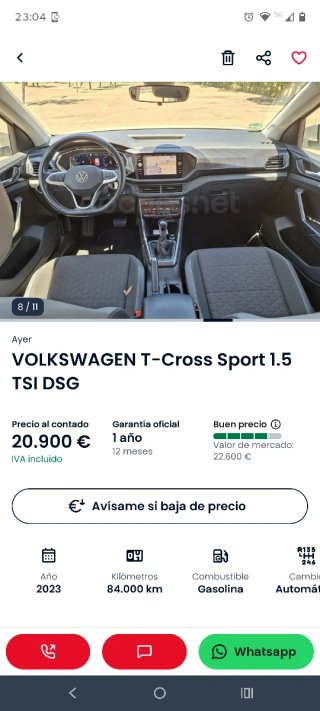 Volkswagen T-Cross 2023