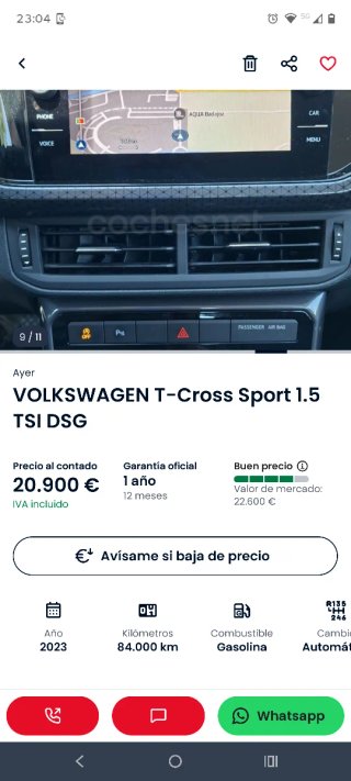 Volkswagen T-Cross 2023