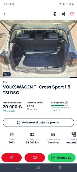 Volkswagen T-Cross 2023