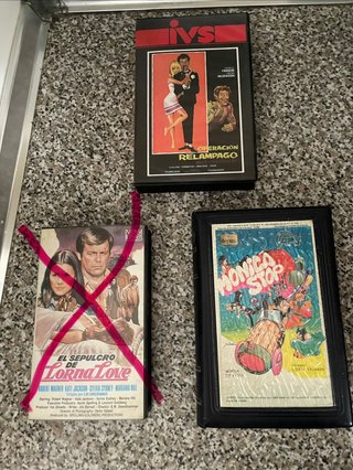 Lote de Películas en VHS y beta