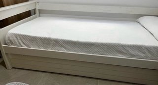 Cama Nido de Madera Blanca
