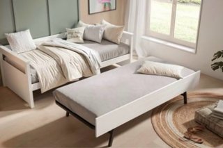 Cama Nido de Madera Blanca