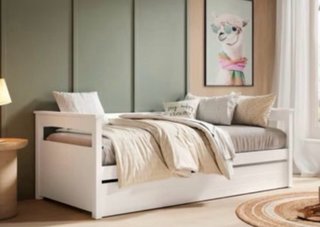 Cama Nido de Madera Blanca