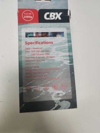 Cámara Deportiva CBX HD 1080p