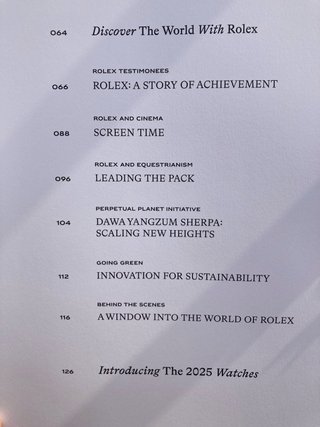 Revista Rolex N*13 2025