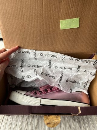 Zapatillas Victoria Mujer T37 Rosa/Plata