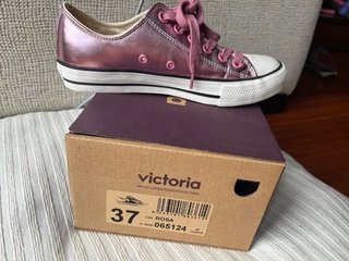 Zapatillas Victoria Mujer T37 Rosa/Plata
