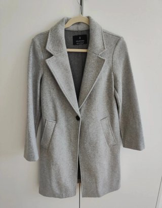 Abrigo Gris Stradivarius Talla XS