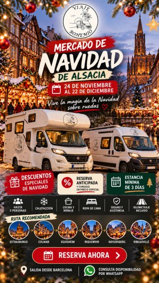 Alquiler camper o autocaravana nueva