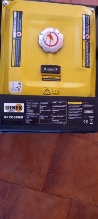 Generador Eléctrico Genyx GPRO3000R 3000W