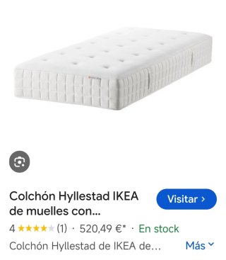 Colchón IKEA HYLLESTAD