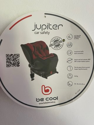 Silla de coche Be Cool Jupiter gris