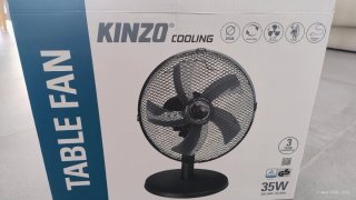 Ventilador de mesa negro