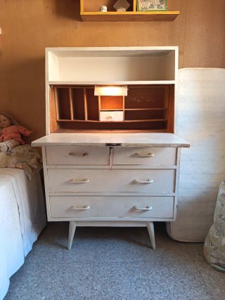 Escritorio Secreto Vintage de Madera