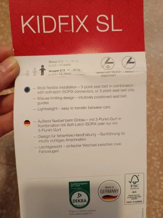 Silla Coche Britax Römer Kidfix SL